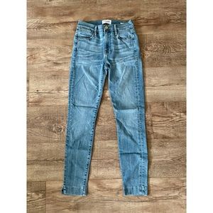 Frame Denim Le High Skinny in Witherwood Wash Size 25